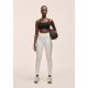 Casall Grace High Waist Tights Women's Leggings White - M
