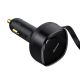 3. Baseus Enjoyment 2in1 car charger 30W black (CGTX000001)
