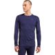 Odlo BL TOP crew neck l/s MERINO 200 long sleeve thermal underwear size L Blue
