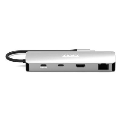 3. Port Designs 900164 Docking Station Wired USB 3.2 Gen 1 (3.1 Gen 1) Type-C Stainless Steel