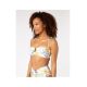 10. RIP CURL Always Summer Bandeau Bikini Top, White