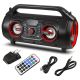 3. Audiocore portable speaker bazooka, bluetooth 5.0, FM radio, micro card, SDIPX4, 2000mAh, AC875