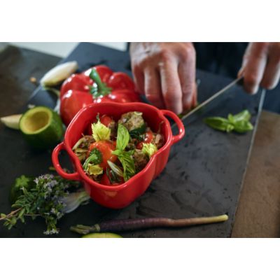 8. Mini Cocotte round pepper STAUB 40500-325-0 - red 470 ml