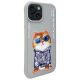 2. Nimmy Glasses Cool Cat iPhone 15 Case - Gray
