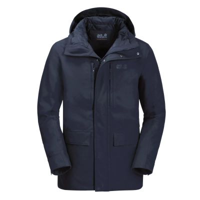 2. Jack Wolfskin WEST COAST JACKET men's waterproof hooded jacket night blue (1110811_1010)