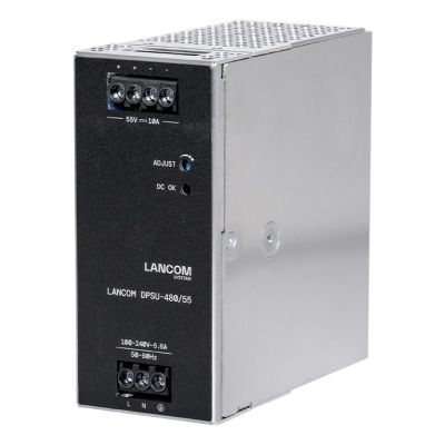 2. LANCOM DPSU-480/55 Power Supply Module 480 W TS35 DIN Black, Steel