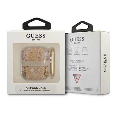 3. Guess GUA2HHFLD AirPods cover gold/gold Paisley Strap Collection