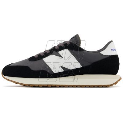 6. New Balance Men's Sneakers Suede Leather Black (MS237GA)