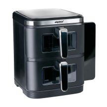 ALPINA Air Fryer 2 x 5.5 L, 2800 W, Black