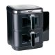 ALPINA Air Fryer 2 x 5.5 L, 2800 W, Black