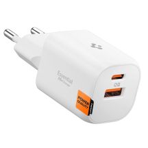 Spigen Essential EE352EU USB-C / USB-A 35W Wall Charger - White
