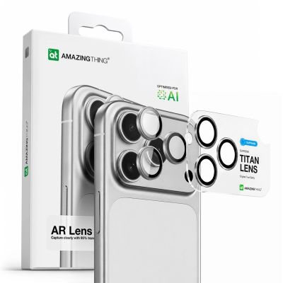 5. AmazingThing Sapphire Camera Glass for iPhone 17 Pro / Pro Max - with Silver Frame