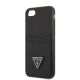 6. Guess GUHCI8PSATPK iPhone 7/8 SE 2020 / SE 2022 hardcase black/black hardcase Saffiano Triangle Logo Cardslot