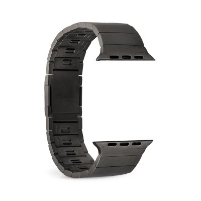 Puro TITAN Stainless Steel Apple Watch Band 42/44/45/49mm - Black