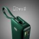 6. Powerbank SBS 10000 mAh 20W with built-in USB-C cable and digital display - green