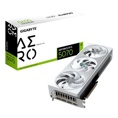 14. Gigabyte GeForce RTX 5070 AERO OC 12GB Graphics Card