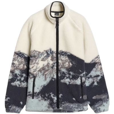 3. Fleece sweatshirt 4F U351 multicolor allover 4FWAW25TFLEU351 90A