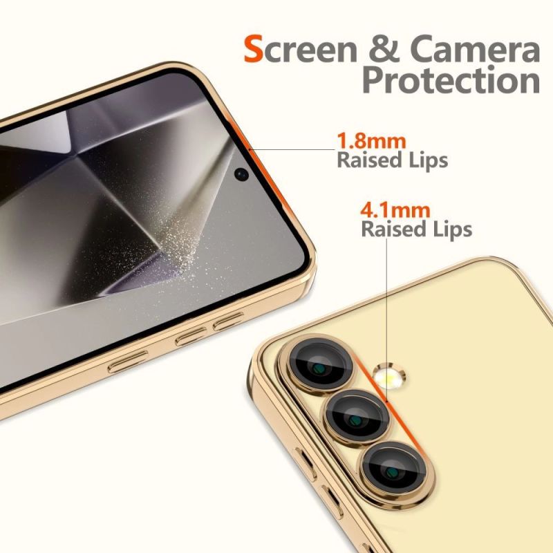 3. Tech-Protect MagFlex MagSafe Case for Samsung Galaxy A56 5G - Transparent Gold