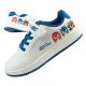Leomil children's sports shoes Sonic sneakers lightweight with velcro white