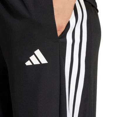 4. adidas Train Essentials 3-Stripes Woven Women's Pants Black JI8313