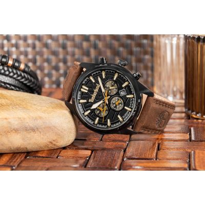 6. TIMBERLAND Northbridge Dual Time Men's Watch TDWGF0009603 + BOX