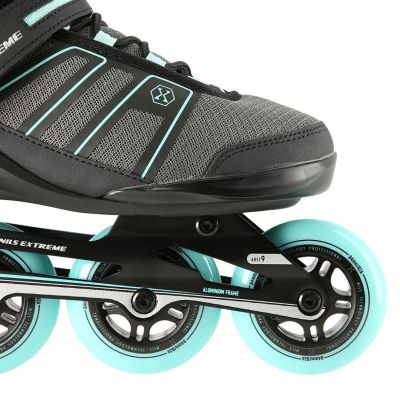 6. NILS Extreme NA14217 roller skates black and mint size 45