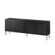 SIENA chest of drawers 200x40x75 black matt