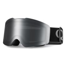Qunature Black Frameless Ski Goggles - Black