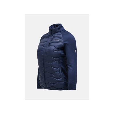 2. Peak Performance W Helium Down Hybrid Jacket Navy Blue