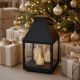 6. LED LANTERN 25CM 3 CANDLES SASKA GIFT & DECOR