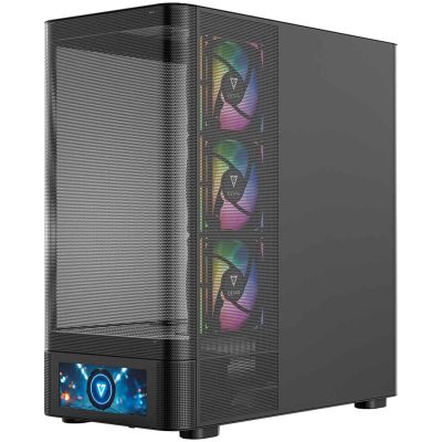 7. MODECOM VOLCANO AQ 500 ARGB MIDI BLACK CASE