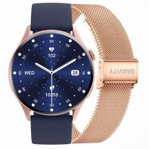 Smartwatch Gravity Rose Gold Strap + Bracelet GT11-6