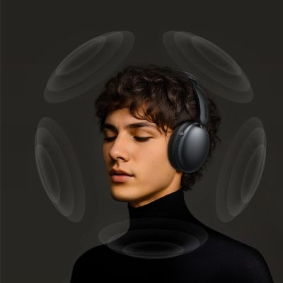 11. Joyroom J-Head Series JR-JH1 Wireless Headphones with ANC Bluetooth - Black