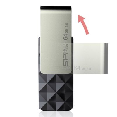 6. Pendrive Silicon Power Blaze B30 32GB USB 3.1 black (SP032GBUF3B30V1K)