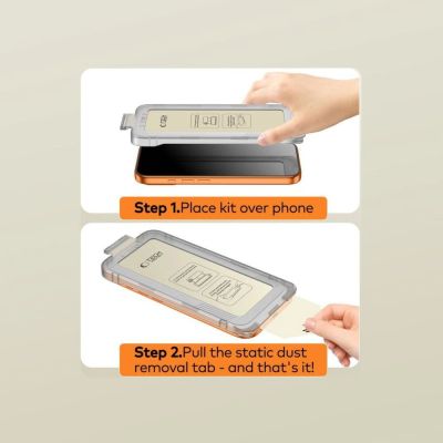 6. Tech-Protect Quick Set+ 2-Pack Tempered Glass for Samsung Galaxy S26 Ultra - Black