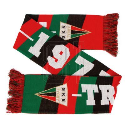 GKS Tychy 1971 Tricolor Scarf SREBTYCHYSZAL