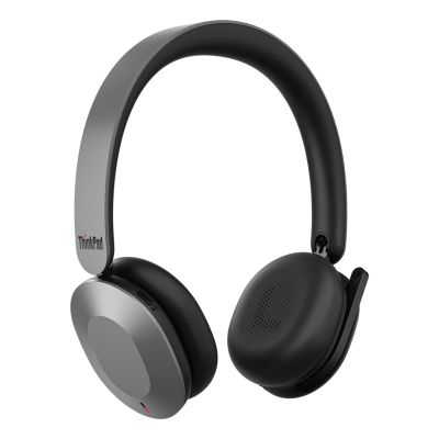 15. Lenovo 4XD1V23301 Headphones/Headset Wired & Wireless Headband Office/Call Center USB Type-C Bluetooth Gray