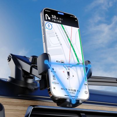 3. Dudao F2N+ smartphone holder with suction cup gravity 360° - black