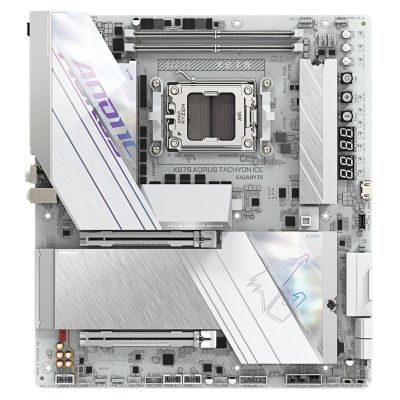 3. GIGABYTE X870 AORUS TACHYON ICE AMD X870 Socket AM5 Extended ATX