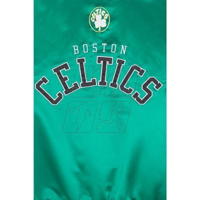 4. Mitchell & Ness NBA Boston Celtics Primetime Heavyweight Satin Jacket Vintage Logo Celtics M JK8453-BCEKYGN