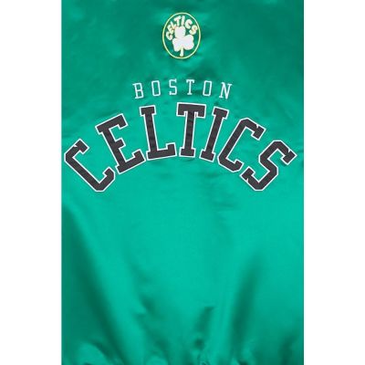 4. Mitchell & Ness NBA Boston Celtics Primetime Heavyweight Satin Jacket Vintage Logo Celtics M JK8453-BCEKYGN