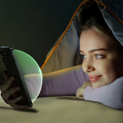 4. Joyroom Knight Green Glass for iPhone 14 Pro Max with Full Screen Anti Blue Light Filter (JR-G04)