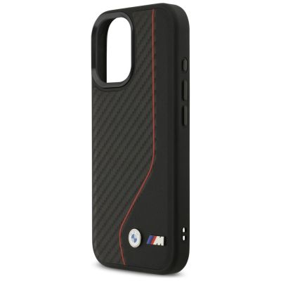 14. BMW M Carbon Line & Logo MagSafe Case for iPhone 17 - Red
