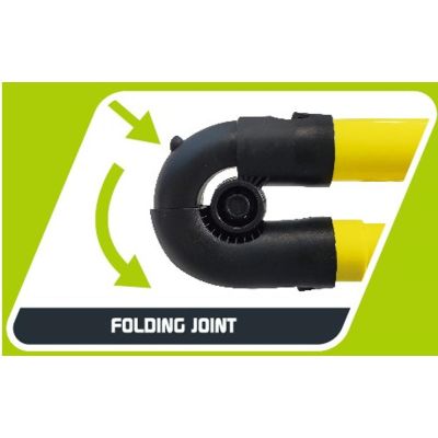 3. FOLDABLE FOOTBALL GOAL 91X43X61CM 36X17X24CM WITH HEIGHT AND WIDTH ADJUSTMENT