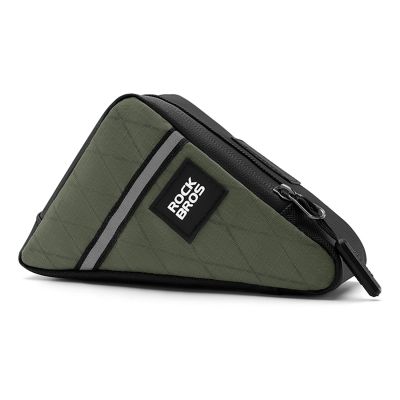 Rockbros Triangle Bike Frame Bag 0.3l - Green
