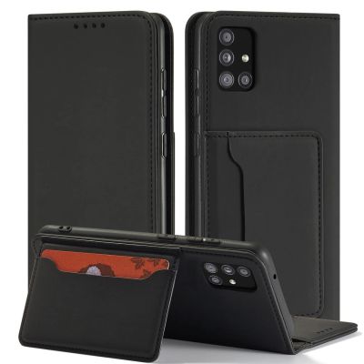 3. Magnet Card Case for Xiaomi Redmi Note 11 Pouch Card Wallet Card Holder Black