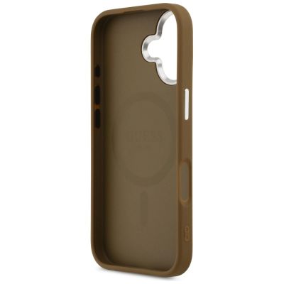 7. Guess Triangle Logo MagSafe case for iPhone 17 - brown