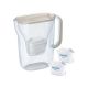 2. Brita Style Essential filter jug + 2 MaxtraPro PP cartridges (2.4l; sand)