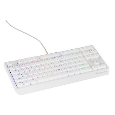 4. GENESIS Thor 230 TKL Gaming Keyboard USB QWERTY US English White