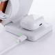 9. Tech-Protect A56 3in1 MagSafe 25W QI2.2 Wireless Charger + USB-C / USB-C Cable 100cm - White